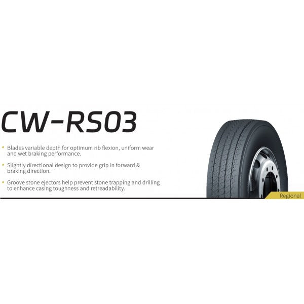 Anvelopa Vara 295/80R22.5 154/149M CROSSWIND CW RS03 Imagine principală a produsului