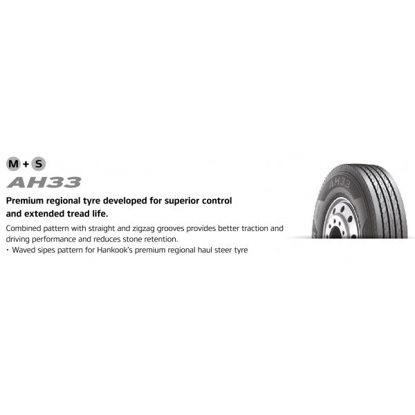 Anvelopa Vara 295/80R22.5 152/148L HANKOOK AH33 Imagine principală a produsului