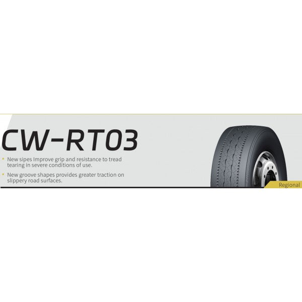 Anvelopa Vara 385/55R22.5 160K CROSSWIND CW RT03