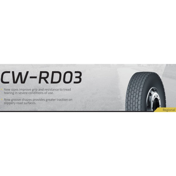 Anvelopa Vara 315/80R22.5 156/150L CROSSWIND CW RD03 Imagine principală a produsului
