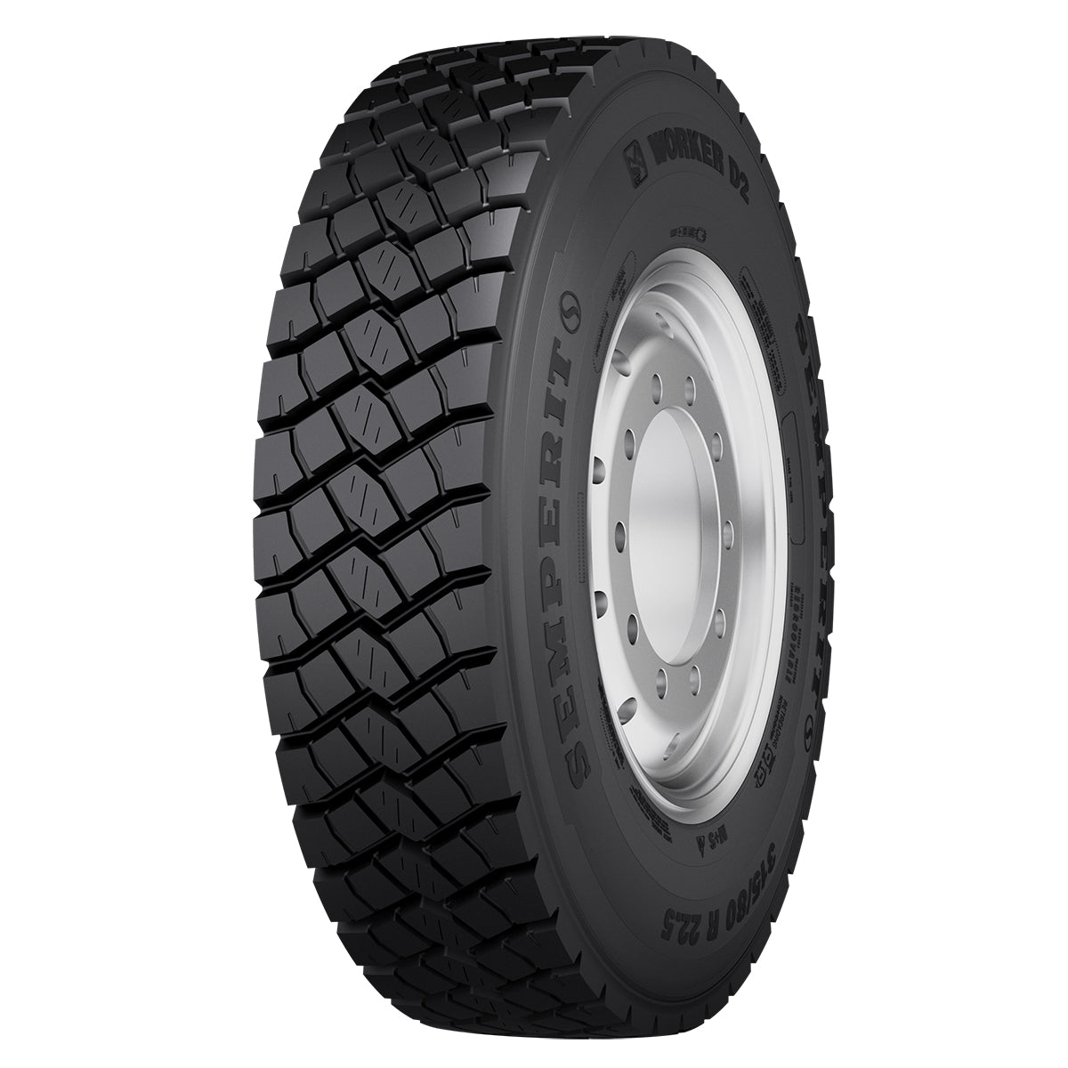 Anvelopa Vara 13/80 R22.5 156/150K SEMPERIT WORKER D2 EU LRJ 18PR