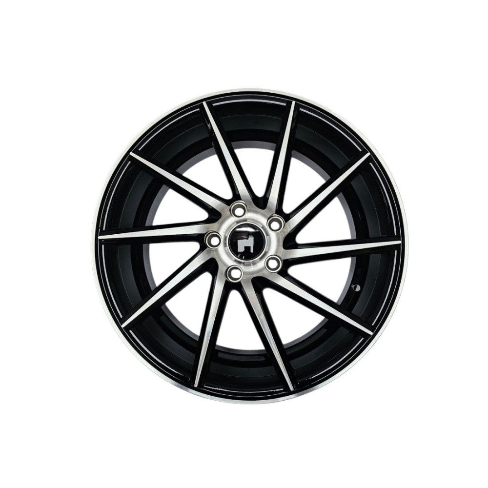 Set Jante AGT 18x8 ET35 5x114.3 diamond cut compatibile Dacia Renault Toyota Nissan Infinity Mitsubishi Suzuki Imagine secundară a produsului
