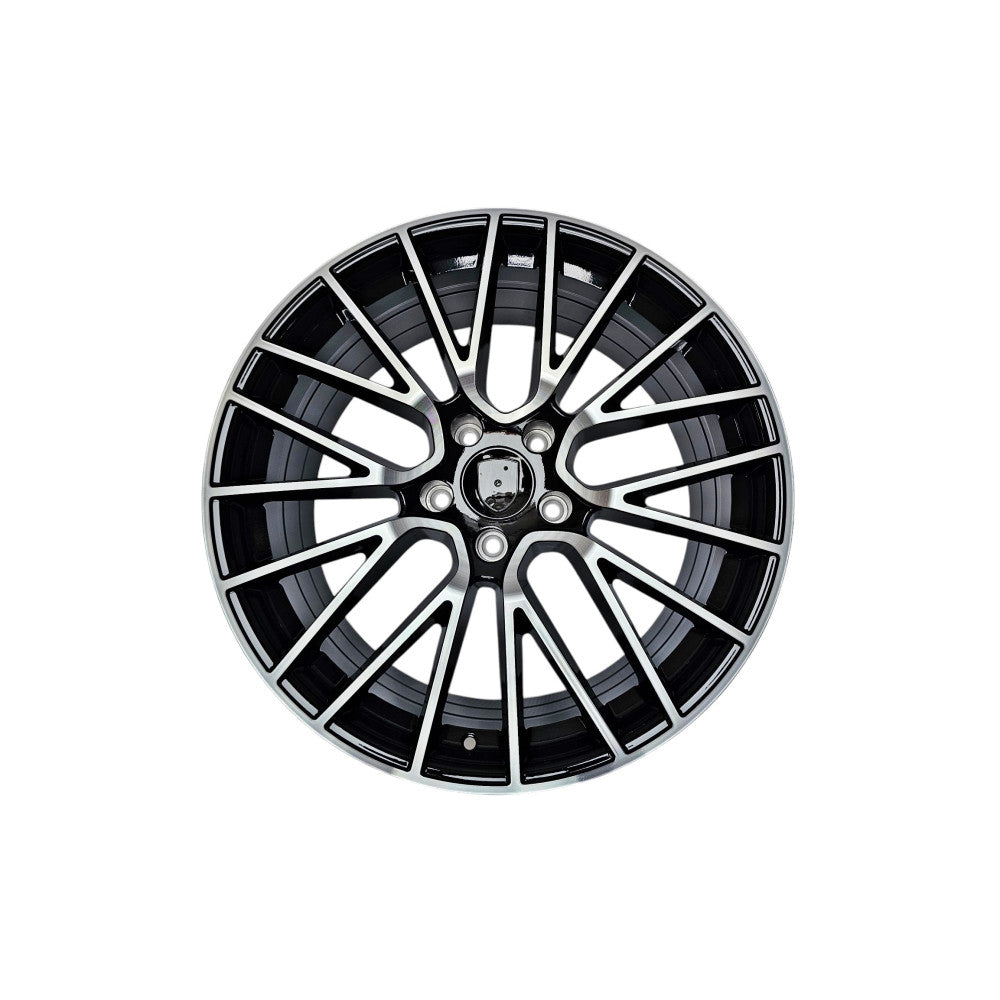 Set Jante aliaj PDW 9.5Jx21 5X130 ET 46, pt FATA si 11Jx21, 5x130, ET 58 pt SPATE, BLACK MACHINED Imagine principală a produsului